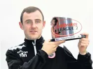  ??  ?? Win Albion boss Dave Mackay won Manager of the Month for March