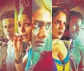  ?? PHOTOS: HTCS ?? Manoj Bajpayee, Freida Pinto, Mrunal Thakur, Richa Chadha and Rajkummar Rao in Love Sonia