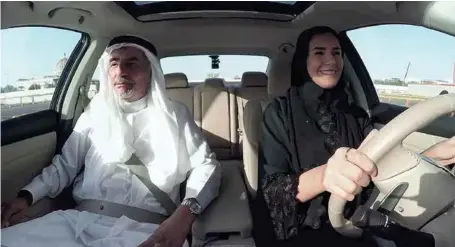  ??  ?? Empowering: #SheDrives aimed to normalise women driving in Saudi Arabia