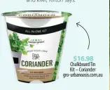  ?? ?? $16.98 Chalkboard Tin Kit – Coriander gro-urbanoasis.com.au