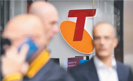  ??  ?? Australia's dominant telecommun­ications company Telstra yesterday warned of "enormous challenges" ahead as it posted an 8.9 per cent slump in annual profit.