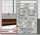  ??  ?? Use the Thickness setting to set the width of your garden