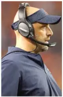  ?? GETTY IMAGES (ABOVE), AP ?? Matt Nagy (inset) and Mitch Trubisky (above) are taking a regular-season approach to the preseason game Saturday against the Chiefs at Soldier Field.