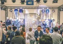  ??  ?? Camel Active’s latest pop-up store showcases the 2018 Denim Collection.