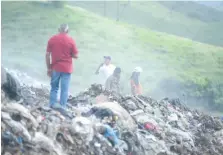  ?? ANEUDY TAVÁREZ ?? El vertedero de Guazumal fue incendiado de nuevo.