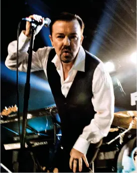  ??  ?? OUT OF OFFICE: Ricky Gervais in David Brent: Life On The Road