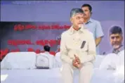  ?? PTI ?? Andhra Pradesh chief minister N Chandrabab­u Naidu during a daylong fast in Amaravati.