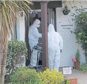  ??  ?? Home Farm care home was at the centre of an outbreak that claimed 10 lives