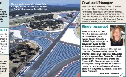  ?? (D.R.) ?? Dix ans après le dernier Grand Prix à Magny-Cours, la Formule  revient en France et ce sera au Castellet.