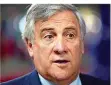  ?? FOTO: MATTHYS/DPA ?? Antonio Tajani ist Präsident des Europäisch­en Parlaments.