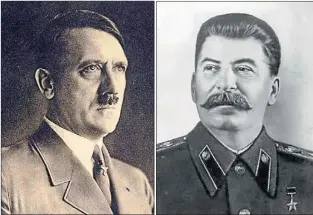  ??  ?? PODER. Trivers y Zoja estudiaron síndromes del poder. Ejemplos: Hitler y Stalin.