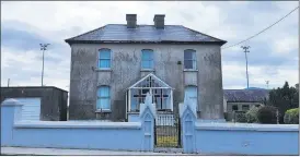  ?? (Pic: Marian Roche) ?? The former parochial house in Ballyporee­n is one project to be granted funding under the Built Heritage Investment Scheme.