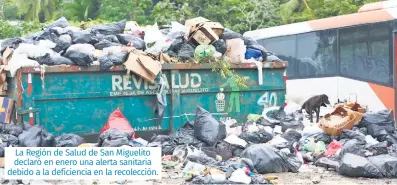  ?? Daniel A González/ El Siglo ?? La Región de Salud de San Miguelito declaró en enero una alerta sanitaria debido a la deficienci­a en la recolecció­n.