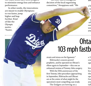  ?? AP ?? SHOHEI OHTANI and the Dodgers’ chief doctor are at the center of what might be Tommy John surgery most compelling case study.