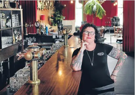  ?? Photo: CAMERON BURNELL/FAIRFAX NZ ?? It’s over: Co-owner and manager Sally Thomson says popular Wellington nightspot Mighty Mighty will close in May.