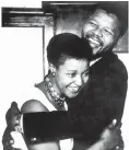  ?? Pictures: ALF KUMALO ?? CLASSIC BEAUTY: A youthful Winnie with then husband Nelson Mandela, left, and stylish in a headwrap, right