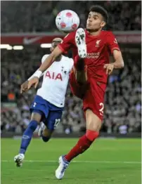  ?? GETTY FOTO ?? Luis Díaz suma diez partidos en la Premier League.