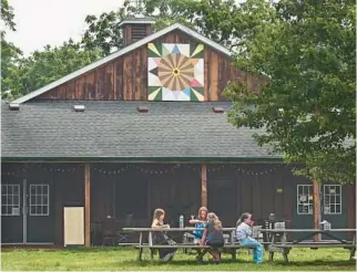  ?? KENNETH K. LAM/THE BALTIMORE SUN ?? The barn quilt at Broom’s Bloom Dairy in Bel Air.