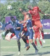  ?? AIFF ?? ILeague champs Minerva (in red) owner Ranjit Bajaj says there should be one league with meritbased promotion.