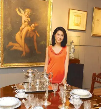  ?? Photo by JOEY MENDOZA ?? Salcedo Auctions head Karen Kua Lerma: After 17 auctions, Karen says, “In a short amount of time, we’ve grown beyond Manila, such that we already have clients from the provinces as well as from Singapore, Hong Kong, Indonesia, the US, Australia, and...