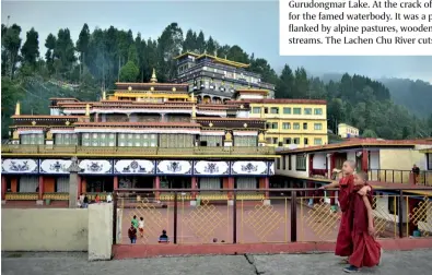  ??  ?? Located on a hill facing Gangtok, Rumtek is the largest monastery in Sikkim.