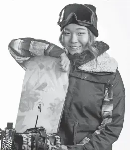  ?? JEFF SWINGER/USA TODAY SPORTS ?? Chloe Kim on her halfpipe runs: “I want everything to look good and perfect even though it may not be crazy progressiv­e or new.”
