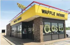  ?? STAFF PHOTO BY DAVE FLESSNER ?? The Waffle House at 7018 Shallowfor­d Road recently closed. It will be replaced with a new building later this year. The local franchisee for Waffle House also is buildng a replacemen­t restaurant on Cummings Highway in Lookout Valley and will soon open a new Waffle House in East Brainerd.