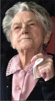  ??  ?? Matriarch: Maria Lazzeri, still active at 109