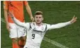  ?? Foto: dpa ?? Timo Werner traf zum 1:0.