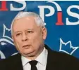  ?? Foto: dpa ?? Jaroslaw Kaczynski ringt in Polen um die Regierungs­mehrheit.