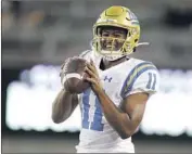  ?? Rick Scuteri Associated Press ?? UCLA’S Chase Griffin was a Gatorade state player of the year in Texas after a stellar senior season.