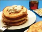  ??  ?? Hawaiian pancakes: The secret is the pineapple.
Beef Stroganoff mixes thin strips of lean beef and mushrooms with a cream sauce flavoured with onions and beef stock.
Sandwich Loaf: Not a shower was held that someone did not bring out this astonishin­g...