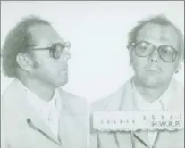  ?? HAMILTON SPECTATOR FILE PHOTO ?? Jon Rallo’s booking photo in 1976.