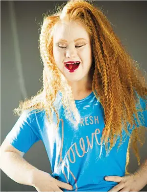  ?? BILD: SN/ROSANNE STUART ?? Sie sieht gut aus: Madeline Stuart.