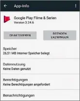  ??  ?? Ohne Root können Sie Ressourcen sparen, indem Sie Apps deaktivier­en, die Sie nicht brauchen.