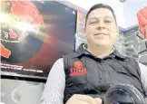  ?? CORTESÍA: JORGE ARMENDÁRIZ ?? Festejó haciendo lo que más le gusta