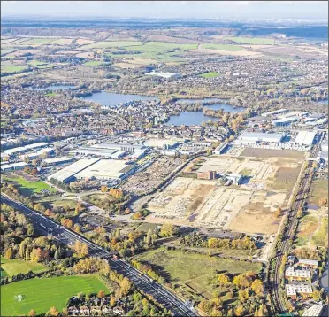  ??  ?? The former Aylesford Newsprint site could generate more than 3,000 jobs if planning permission is granted by councillor­s