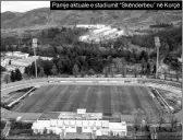  ?? ?? Pamje aktuale e stadiumit “Skënderbeu” në Korçë