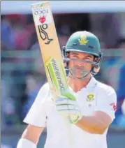  ?? REUTERS ?? ▪ Opener Dean Elgar (in pic) and Hashim Amla (31) added 86 for the second wicket on Day 1 against Australia at Cape Town.