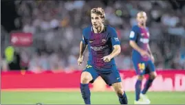  ?? FOTO: GETTY ?? Sergi Samper pudo disputar en el Gamper su último partido como azulgrana