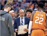  ??  ?? Suns coach Monty Williams on Sunday had players watch “The Uncomforta­ble Truth,” a documentar­y about racism in America.