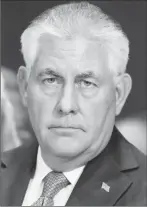  ??  ?? Rex Tillerson