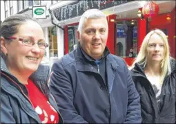  ??  ?? Shepway Chariots Sarah Russell and Nikki Gough with Cllr Eddie Powell; rubbish in the abandoned car park that the Shepway Chariots want to take over