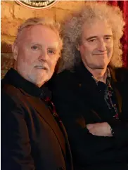  ??  ?? Roger Taylor (left) and Brian May are maintainin­g the legacy of Queen