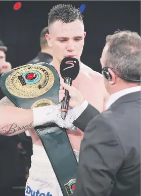  ?? Picture: Gallo Images ?? TOUGH NIGHT AHEAD. IBO cruiserwei­ght champion Kevin Lerena (above) will have his hands full against Ukrainian Dmytro Kucher at Emperors Palace on Saturday.