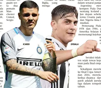  ??  ?? ICARDI
DYBALA