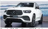  ??  ?? Mercedes GLE: 12 cm länger, 48-V-Bordnetz