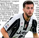  ?? AFP/GETTY ?? Threat: Juve’s Miralem Pjanic