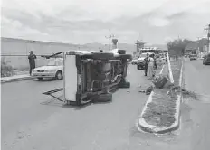  ??  ?? Póliza. Quien sufre un accidente vial, puede hacer uso del Seguro de Responsabi­lidad Civil, otorgado por Gobierno del Estado.