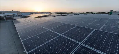  ??  ?? Nectar’s investment in the large-scale solar farm has already reduced its traditiona­l energy footprint by at least 50 per cent